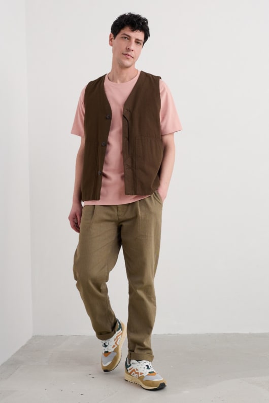 les hommes du coton bio metern gilet
