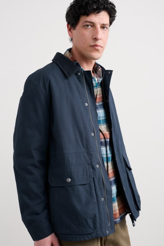 les hommes marlin coton biologique manteau