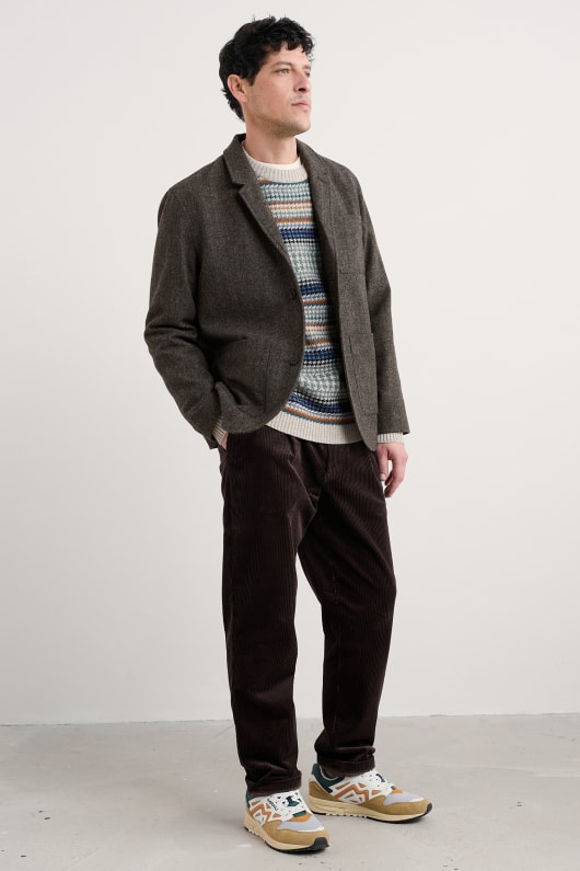 des hommes pelynt texturé blazer