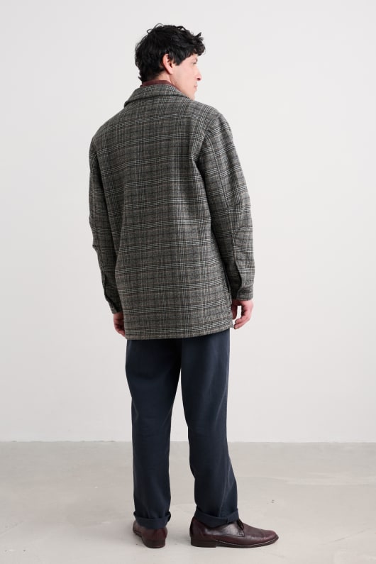 des hommes rowlocks vérifier manteau