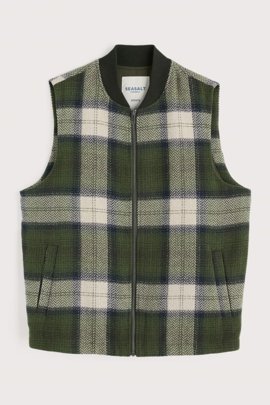des hommes caulker zip gilet