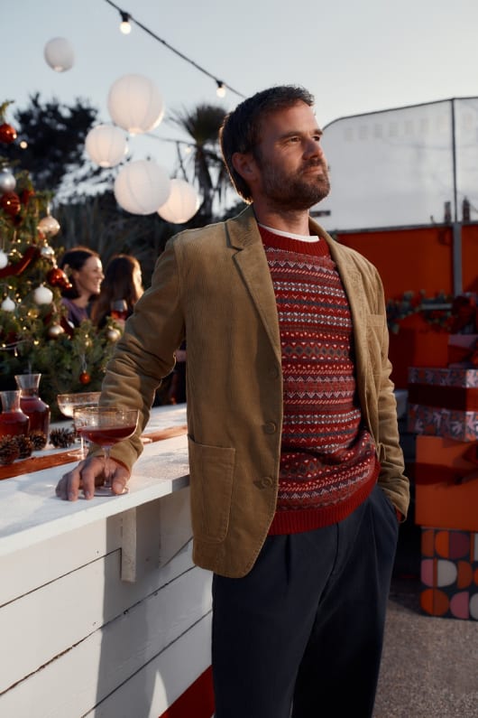 les hommes de lamateur de plantes cordon blazer