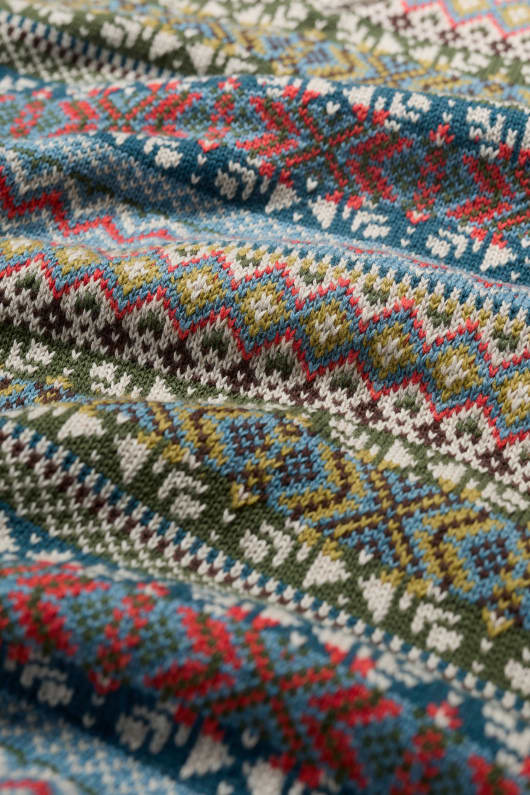 des hommes kitto fair isle gilet