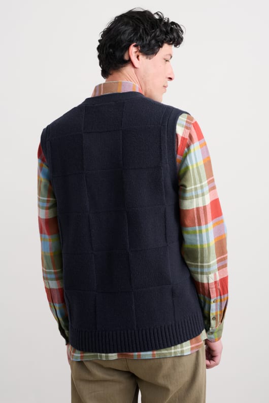 des hommes gwelva gilet col v