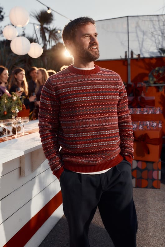 les hommes de la drisse de cavalier de fair isle