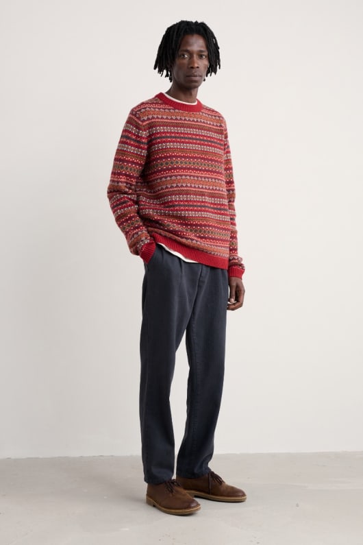 les hommes de la drisse de cavalier de fair isle