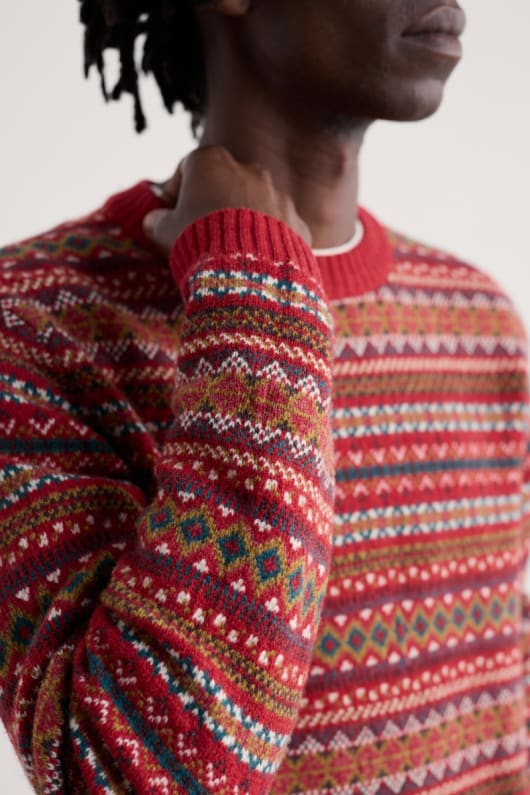 les hommes de la drisse de cavalier de fair isle