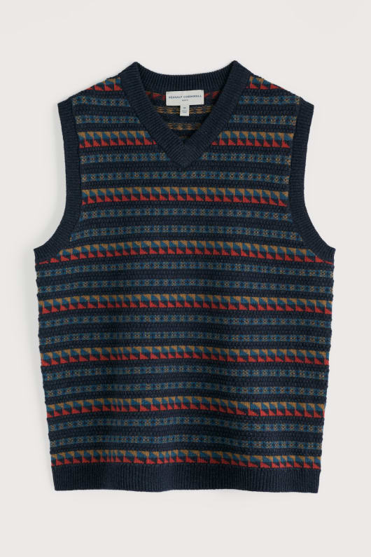 les hommes du fair isle walt gilet