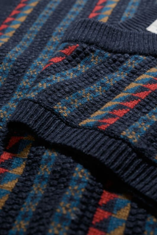les hommes du fair isle walt gilet
