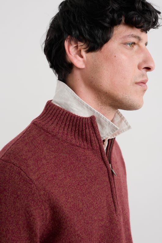 des hommes reefpoint half zip jumper