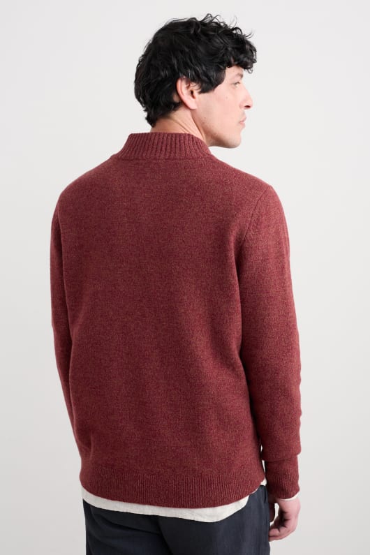 des hommes reefpoint half zip jumper