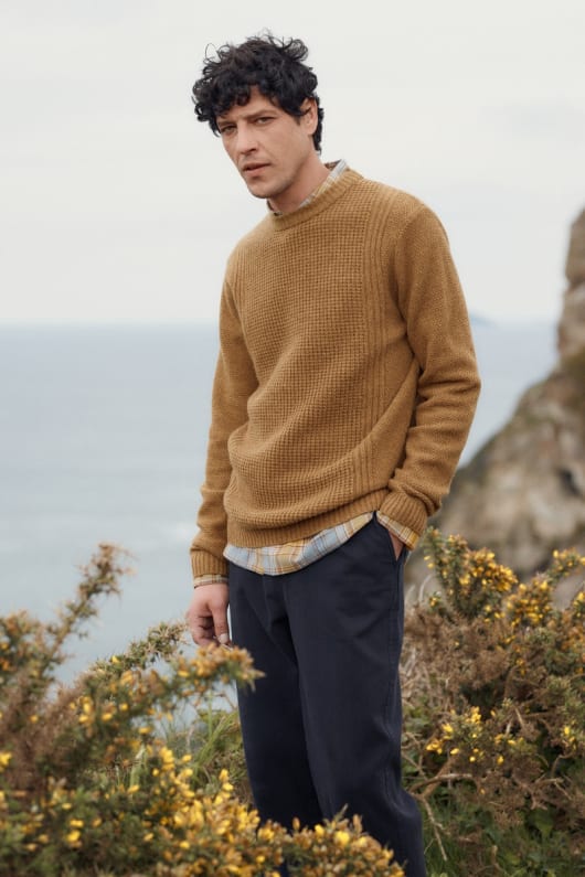 des hommes porthcew texturé cavalier