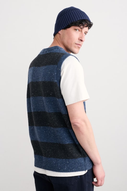 des hommes treknow gilet col v