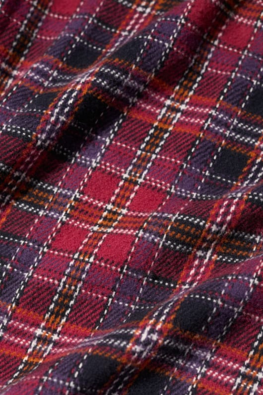 les hommes du matelot vérifié flanelle robe