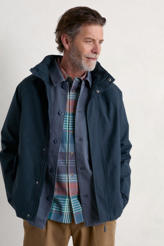 les hommes du bord de mer manteau imperméable à leau