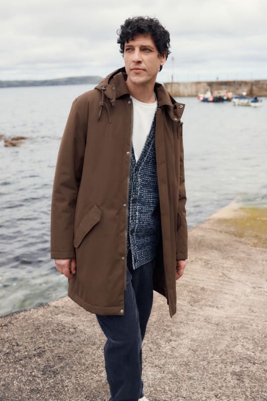 les hommes de pierre vague manteau imperméable à leau
