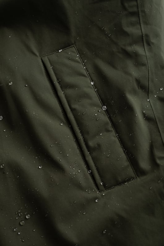 des hommes jibes rembourré manteau imperméable à leau
