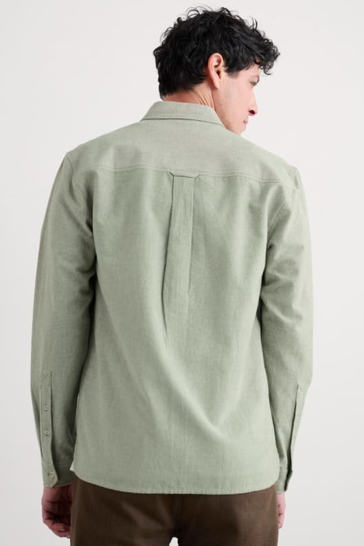 les hommes de jenken chemise oxford en coton bio
