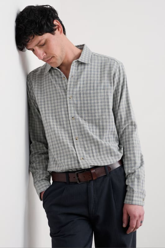 les hommes du murex chemise en coton organique