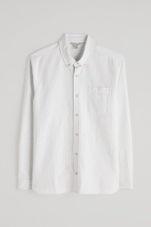 les hommes de jenken chemise oxford rayée