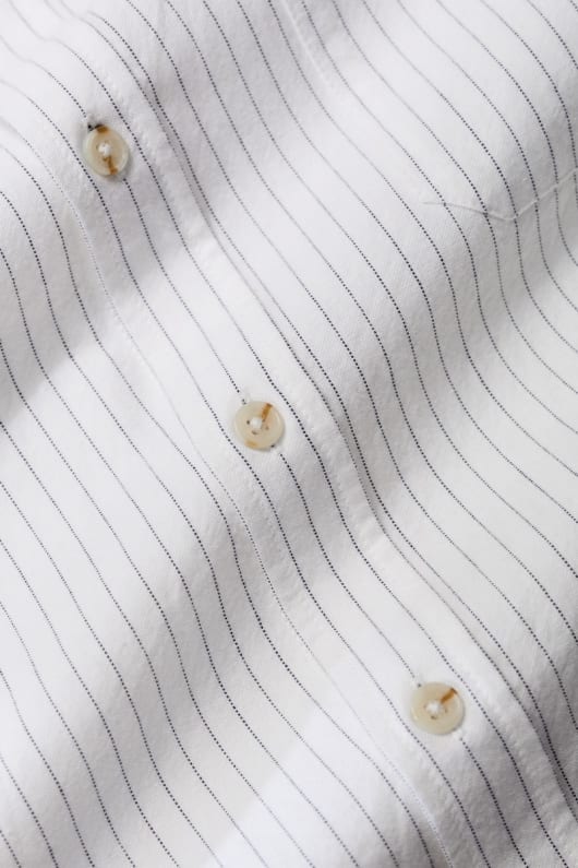 les hommes de jenken chemise oxford rayée