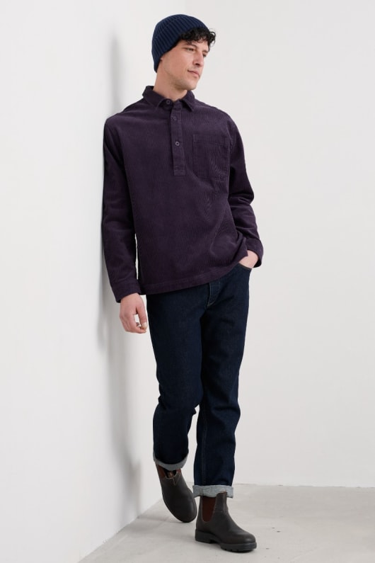 les hommes de la pointe de flèche de la moitié de chemises chemise de cordon