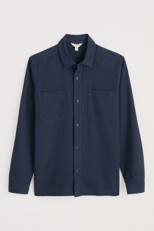 les hommes gréement du coton bio overshirt