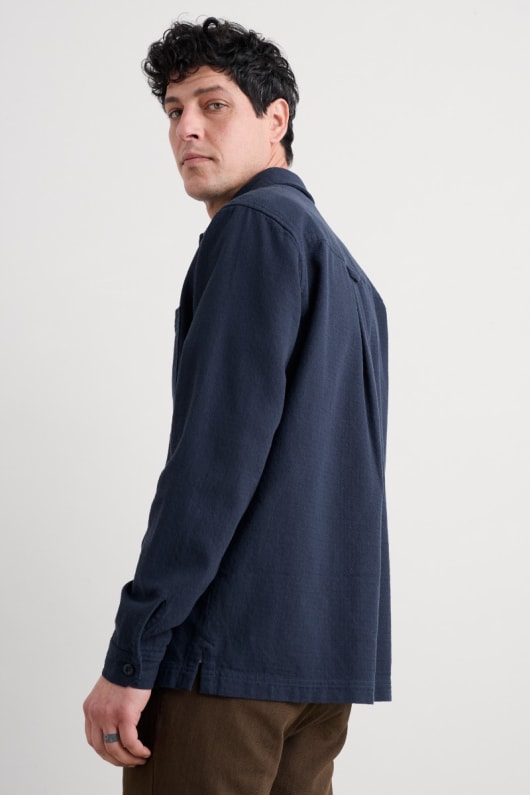 les hommes gréement du coton bio overshirt