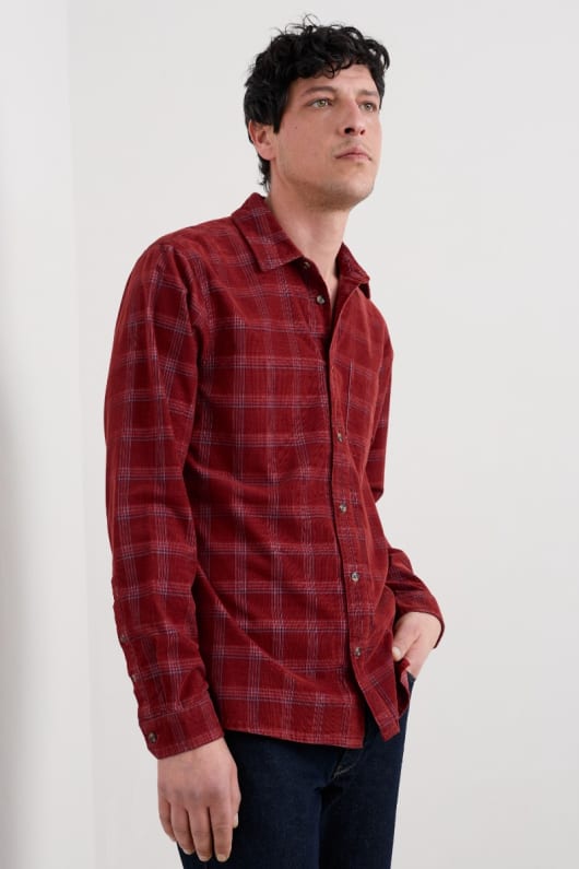 des hommes shoreman chemise de cordon