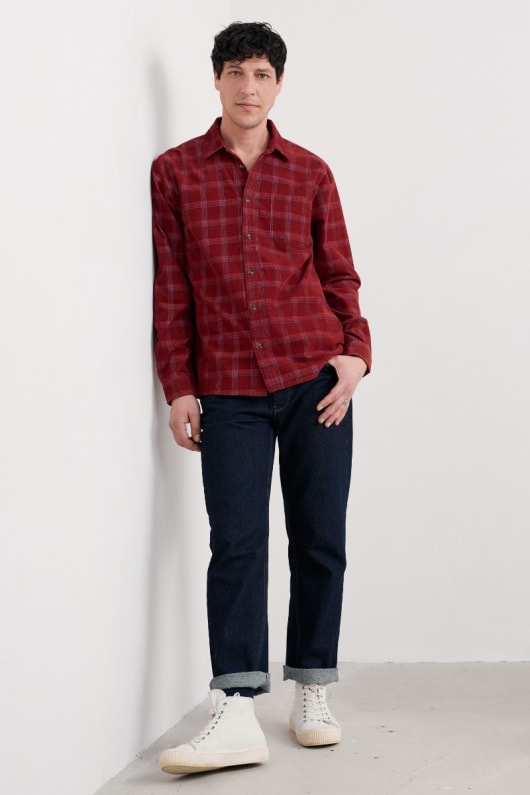 des hommes shoreman chemise de cordon
