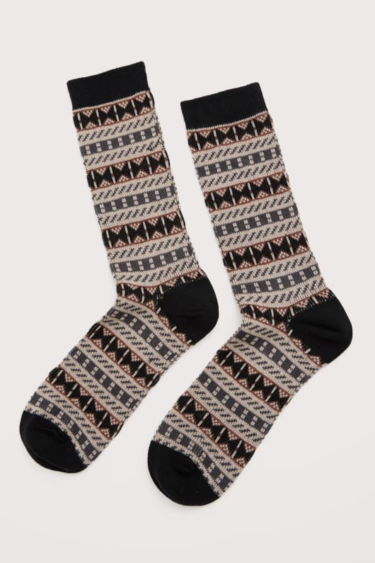 des hommes bloomin bon fair isle chaussettes