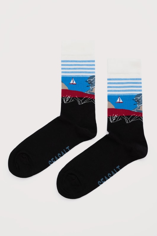 les hommes de la carte postale chaussettes