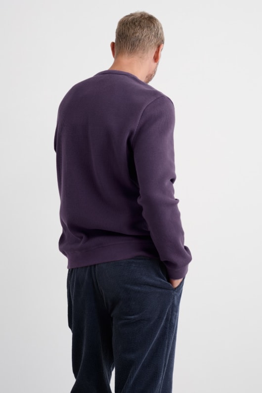 les hommes de la brigantine haut henley en coton bio