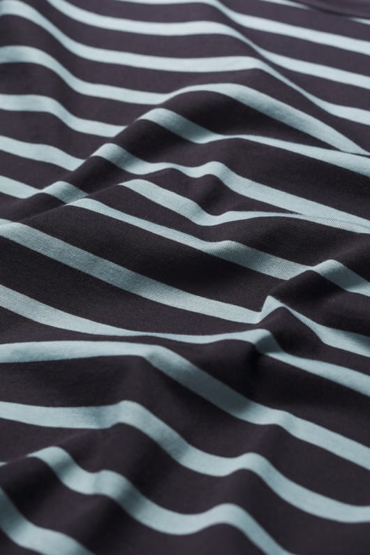 les hommes du cou de lÉquipage marin shirt en gots-coton biologique certifié