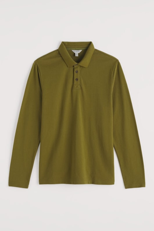 des hommes balefire long sleeve polo