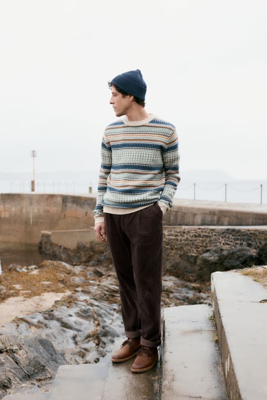 des hommes yeoman détendu conique cordon pantalon