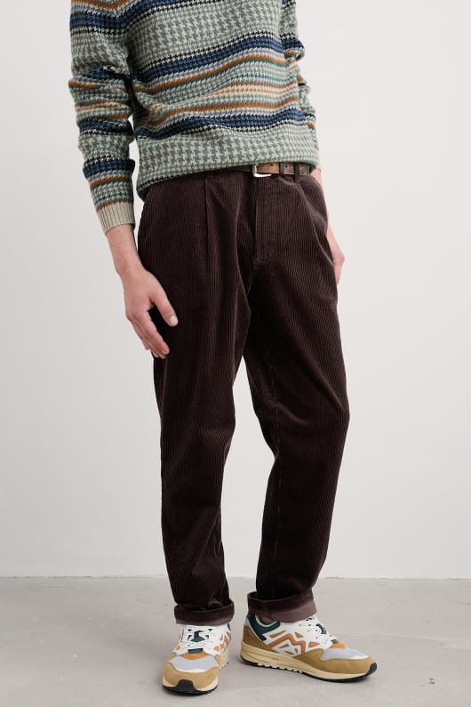 des hommes yeoman détendu conique cordon pantalon