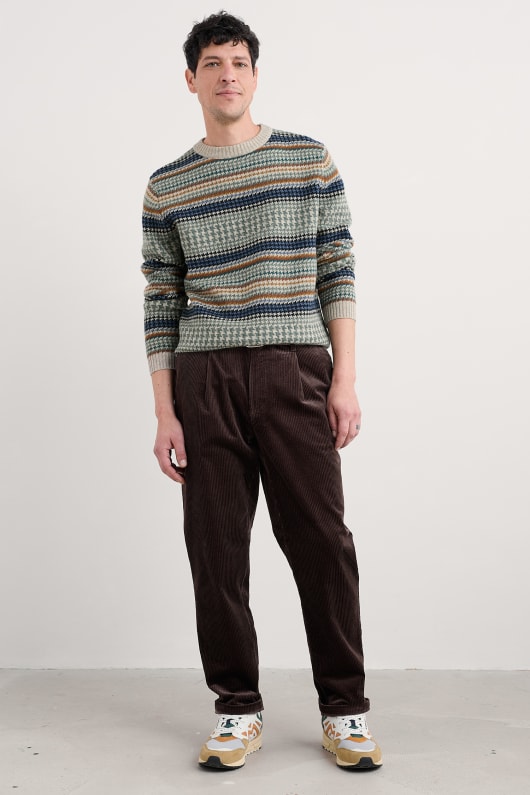 des hommes yeoman détendu conique cordon pantalon