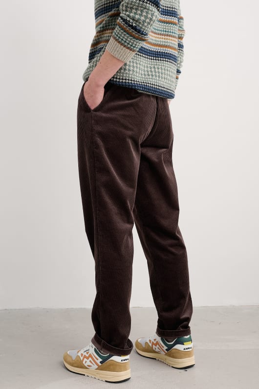 des hommes yeoman détendu conique cordon pantalon