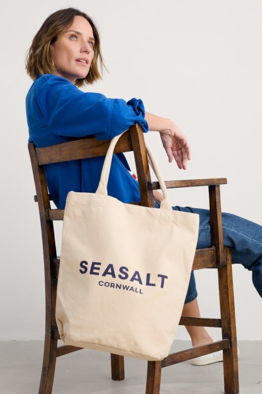 toile seasalt logo sac fourre-tout