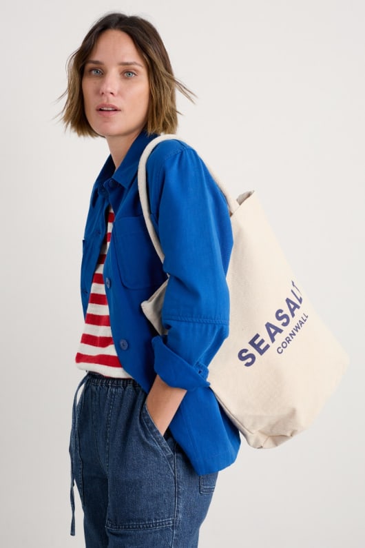 toile seasalt logo sac fourre-tout