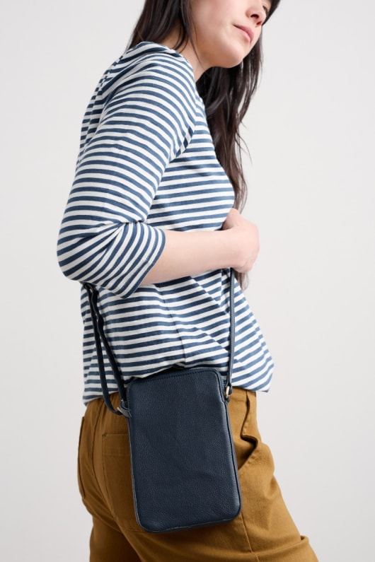 kenwyn fermeture Éclair bandoulière en cuir sac de téléphone