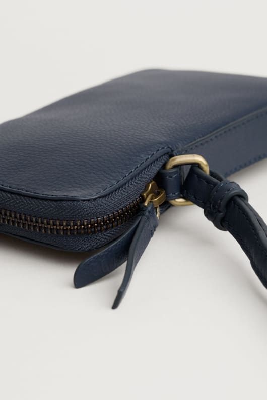 kenwyn fermeture Éclair bandoulière en cuir sac de téléphone