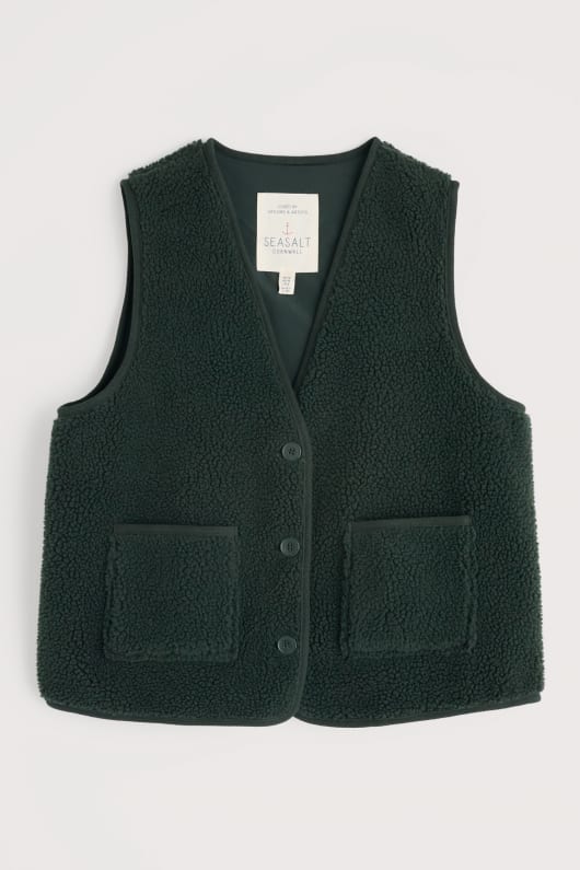sympathisant borg fleece gilet