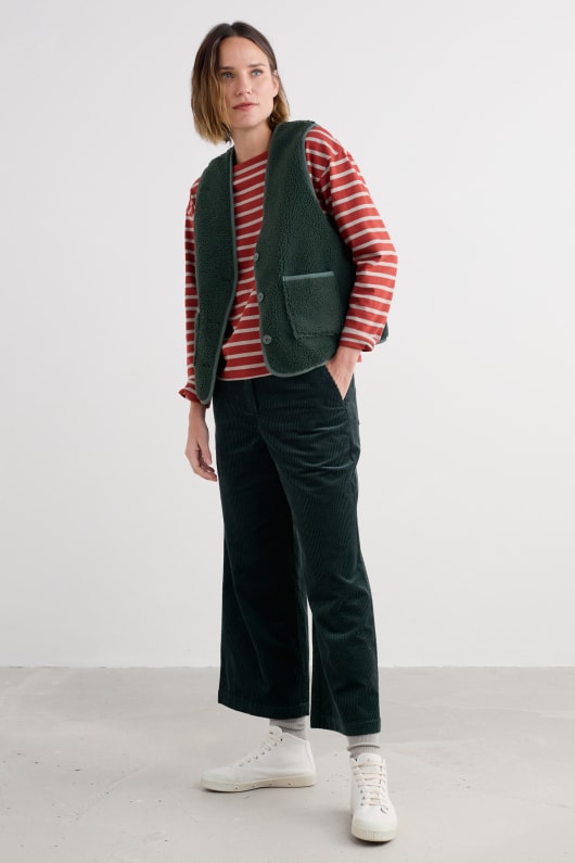 sympathisant borg fleece gilet