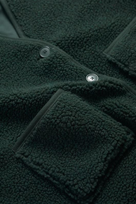 sympathisant borg fleece gilet