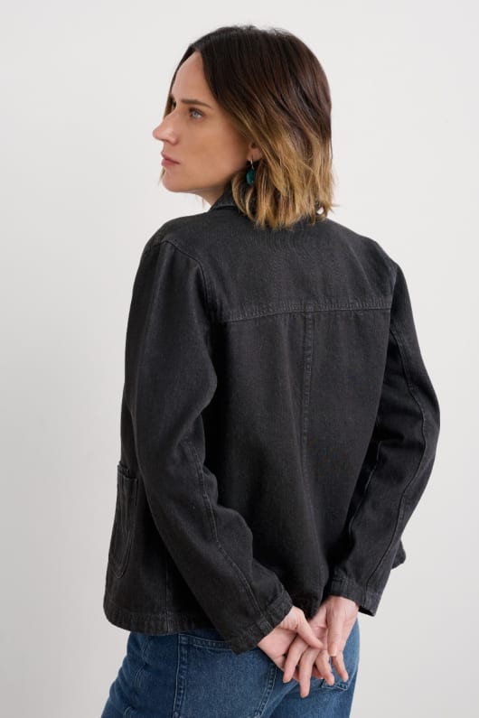 la lecture des roches veste en jean
