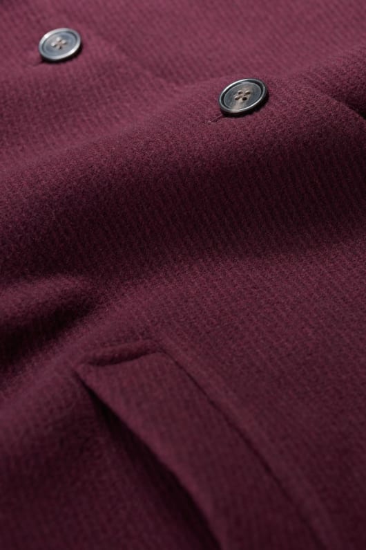 boskerris mélange de la laine manteau