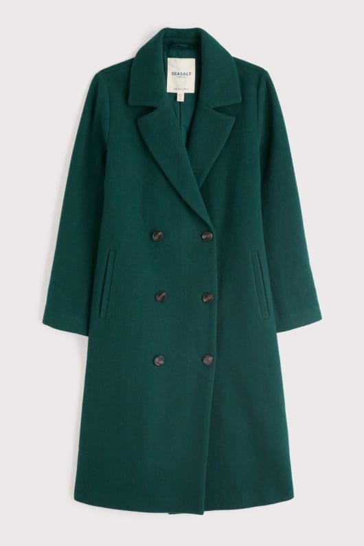 budock mélange de la laine manteau