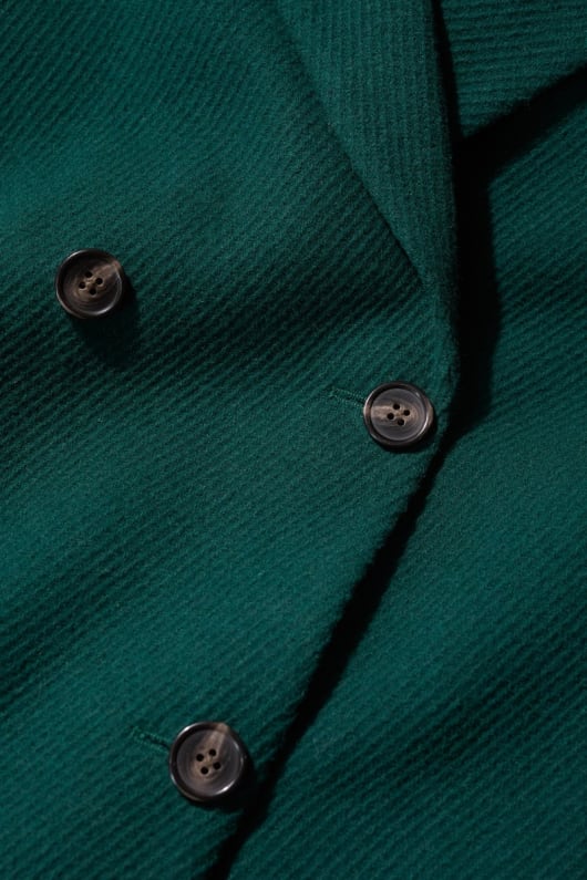 budock mélange de la laine manteau